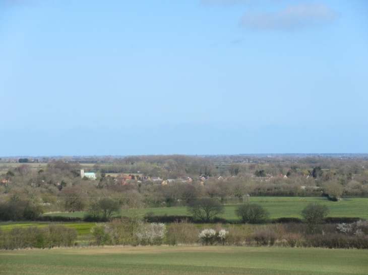 Looking out over the villages
